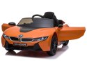 Auto na Akumulator BMW I8 Pomarańczowy Otwierane Drzwi