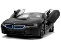 Samochód Zdalnie Sterowany BMW i8 Rastar 1:14 Czarny Drzwi Automatyczne