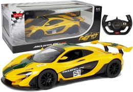 Samochód Zdalnie Sterowany McLaren P1 GTR Rastar 1:14 Żółte