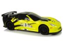 Samochód Zdalnie Sterowany Corvette Żółte C6.R 1:24, 2.4 G Światła