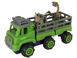 Transporter Dinozaurów z Wkrętarką i Śrubokrętem - Zabawka do Rozkręcania