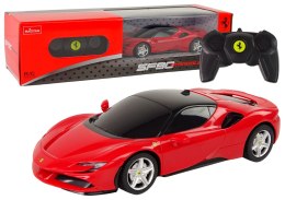 Samochód Zdalnie Sterowany Ferrari SF90 Rastar 1:24 Czerwone
