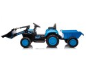 Traktor Na Akumulator Z Łyżką i naczepą BW-X002A Niebieski