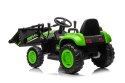Traktor Na Akumulator Z łyżką i naczepą BW-X002A Zielony