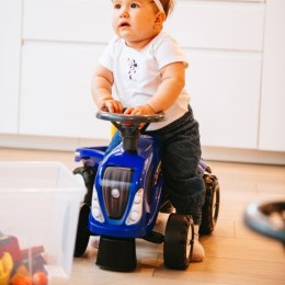 Traktorek Baby New Holland Niebieski z Przyczepką + akc. od 1 roku, Falk