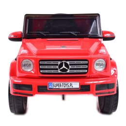 Samochód Na Akumulator Mercedes G500 Czerwony Lakier /jj2077