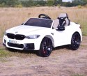 Auto Na Akumulator BMW M5 Białe Z Funkcją Driftu /sx2118
