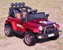 Jeep Na Akumulator Fulltime Czerwony Lakier 4x4/7588