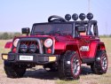 Jeep Na Akumulator Fulltime Czerwony Lakier 4x4/7588