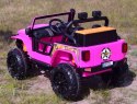 Pojazd Na Akumulator Jeep 4 Speed Różowy 4x4 /xb1118