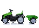 Traktor Na Akumulator Z Przyczepą TR1908t Zielony
