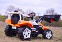 Traktor Na Akumulator Z Ruchomym Ramieniem Pomarańczowy HSD6106b
