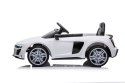 Auto Na Akumulator Audi R8 Białe Bok