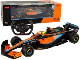Samochód Zdalnie Sterowany Wyścigowe McLarenF1 Rastar 1:12 Pomarańcz