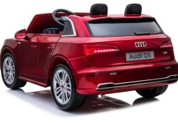 Pojazd na Akumulator Nowe Audi Q5 2-osobowe Czerwony Lakier z Dotykowym Panelem LCD MP4