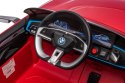 Auto Na Akumulator BMW i4 Czerwony 4x4 Deska Rozdzielcza